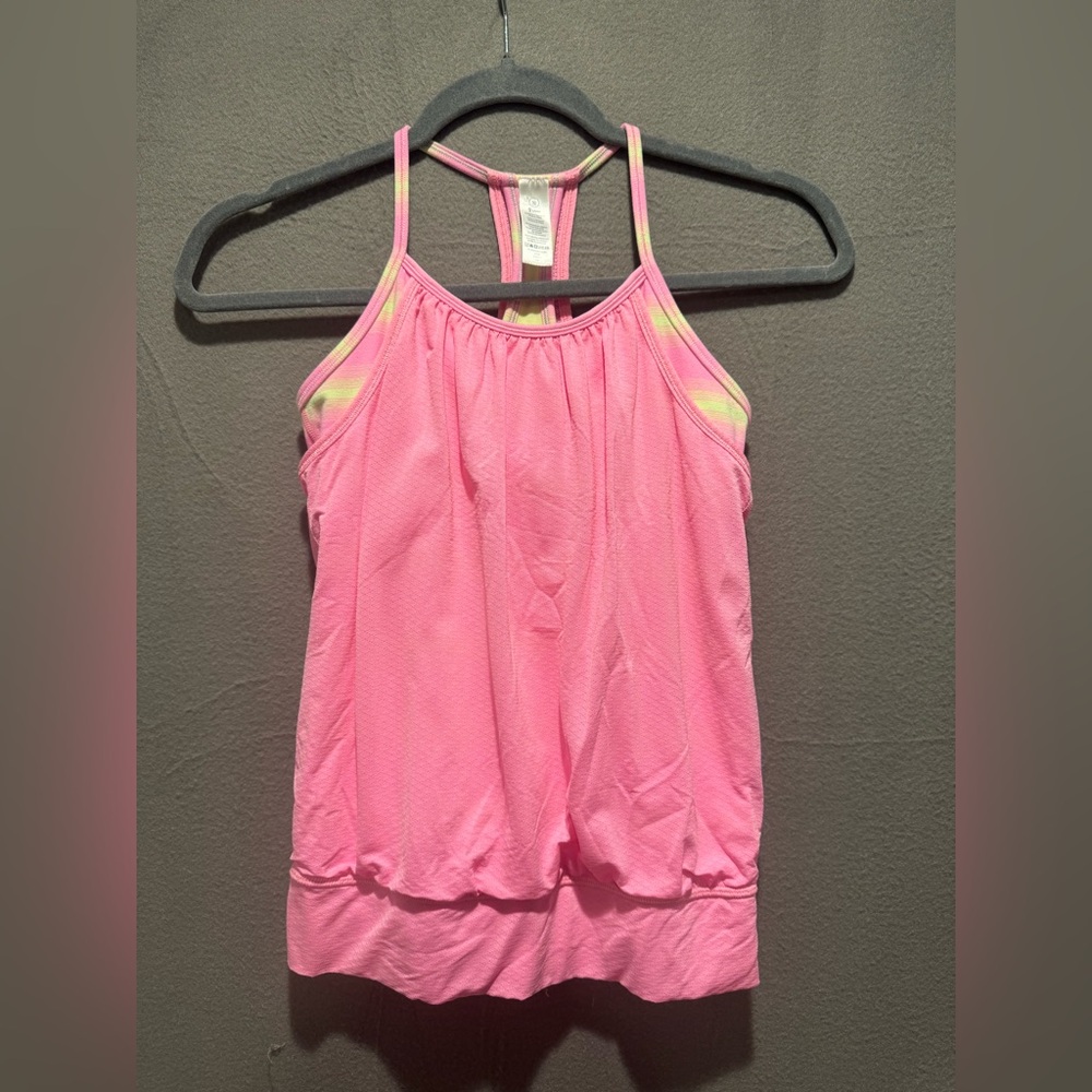 Ivivva Pink and Green Tank Top